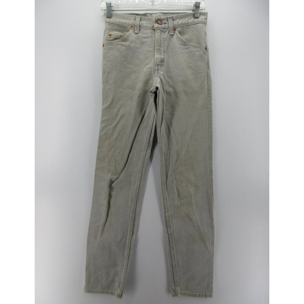 VINTAGE Levis 511 Jeans 28X34 Slim Straight Denim White Tab 90s USA *